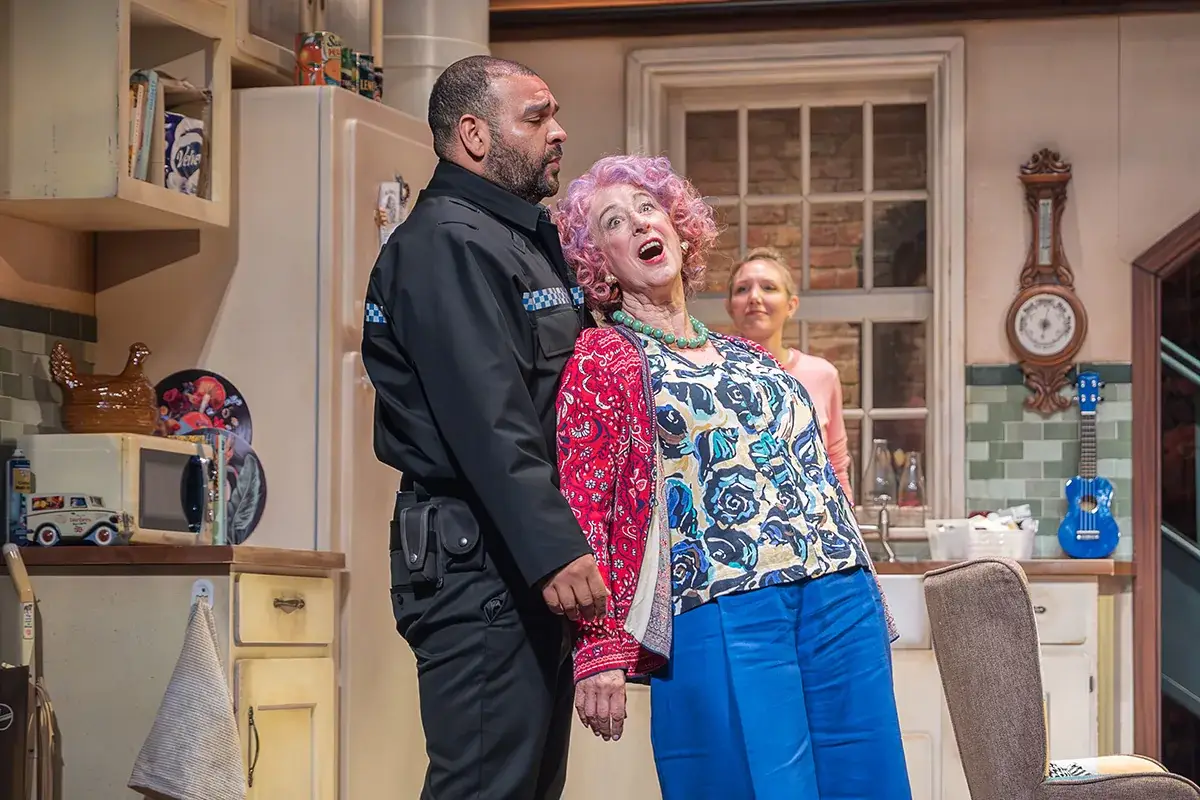 A scene from Allegra at the Harold Pinter Theatre