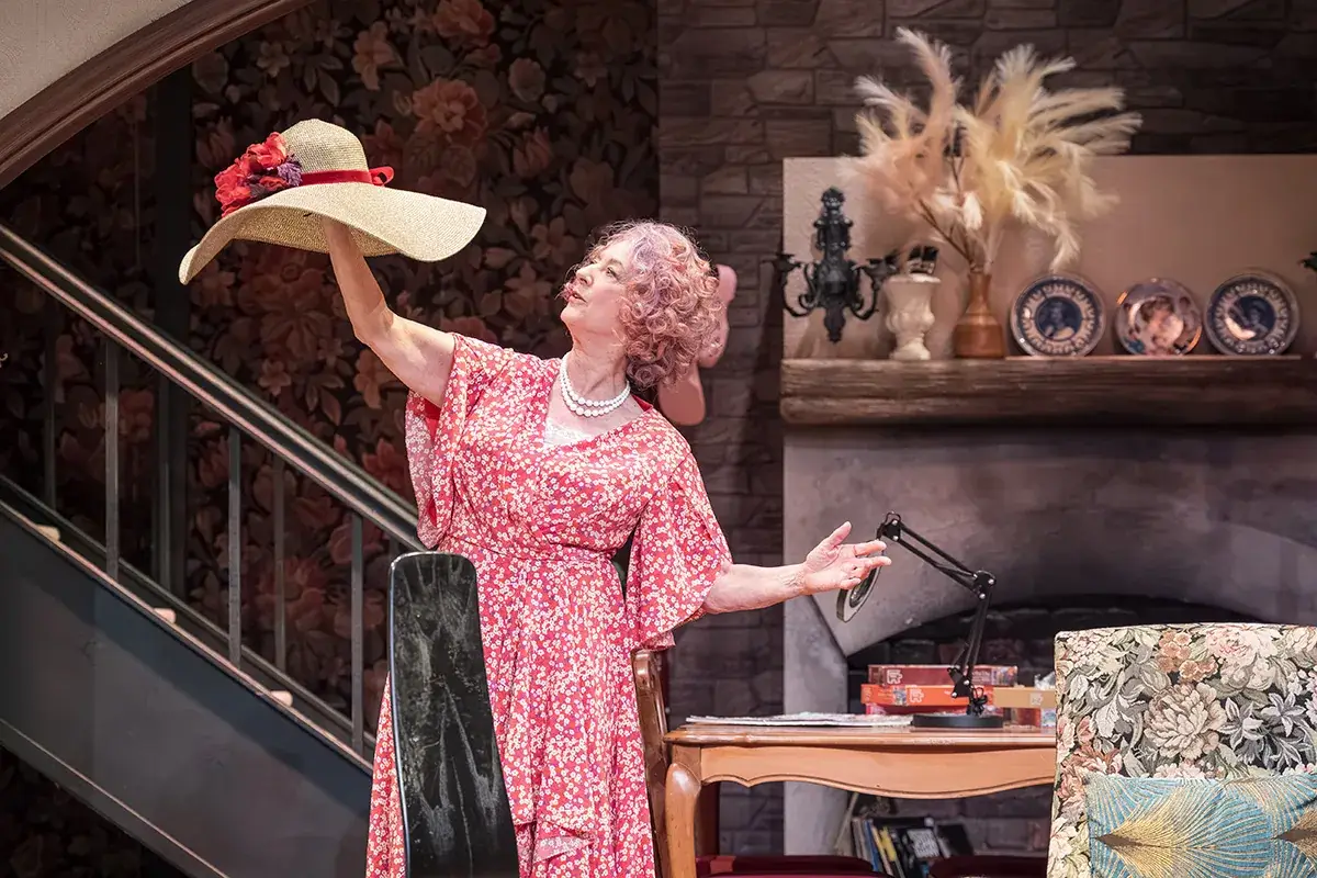 Dame Maureen Lipman as Allegra at the Harold Pinter Theatre