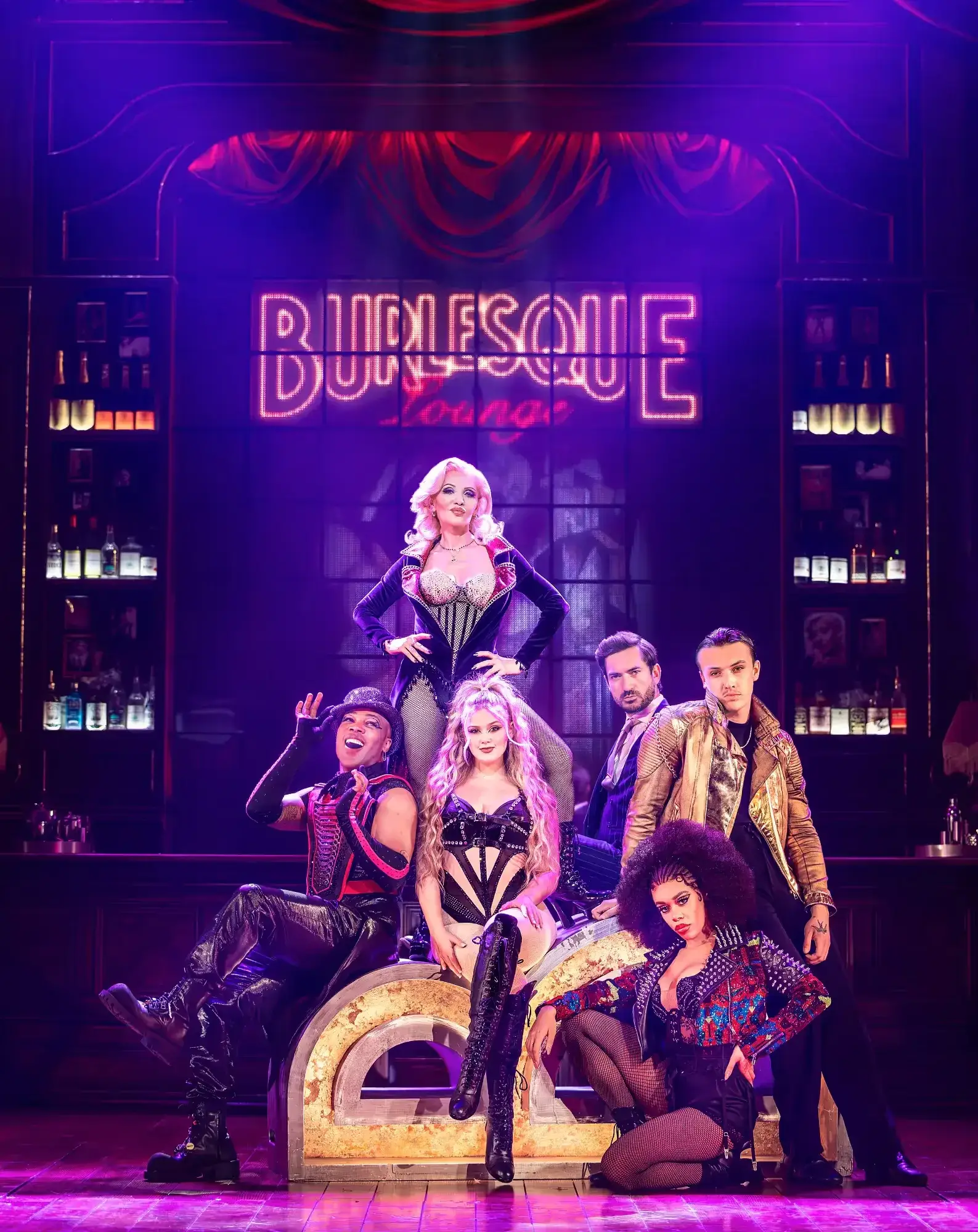 A scene from Burlesque The Musical at The Arts at Marble Arch - photography by Pamela Raith