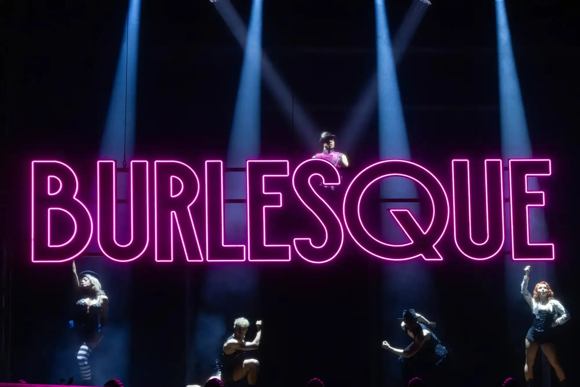 A scene from Burlesque The Musical at The Arts at Marble Arch - photography by Betty Zapata