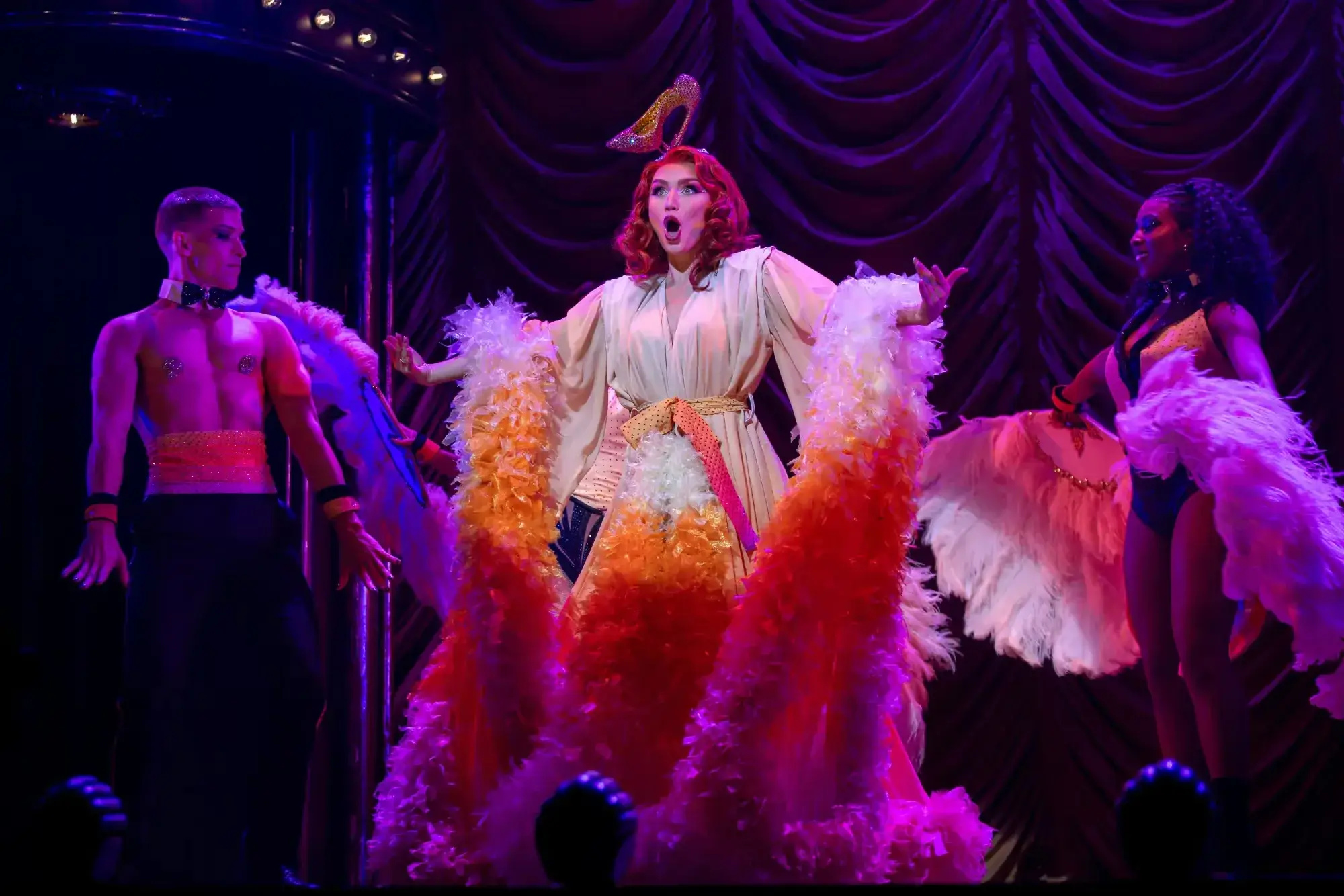 A scene from Burlesque The Musical at The Arts at Marble Arch - photography by Betty Zapata
