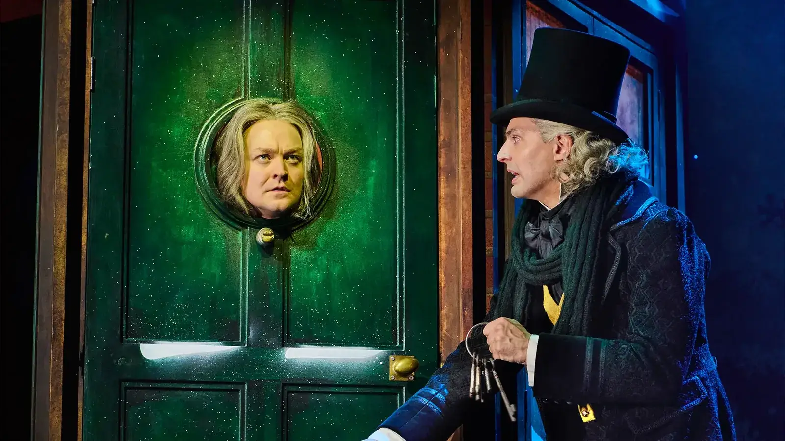 Marley's ghost in the door knocker