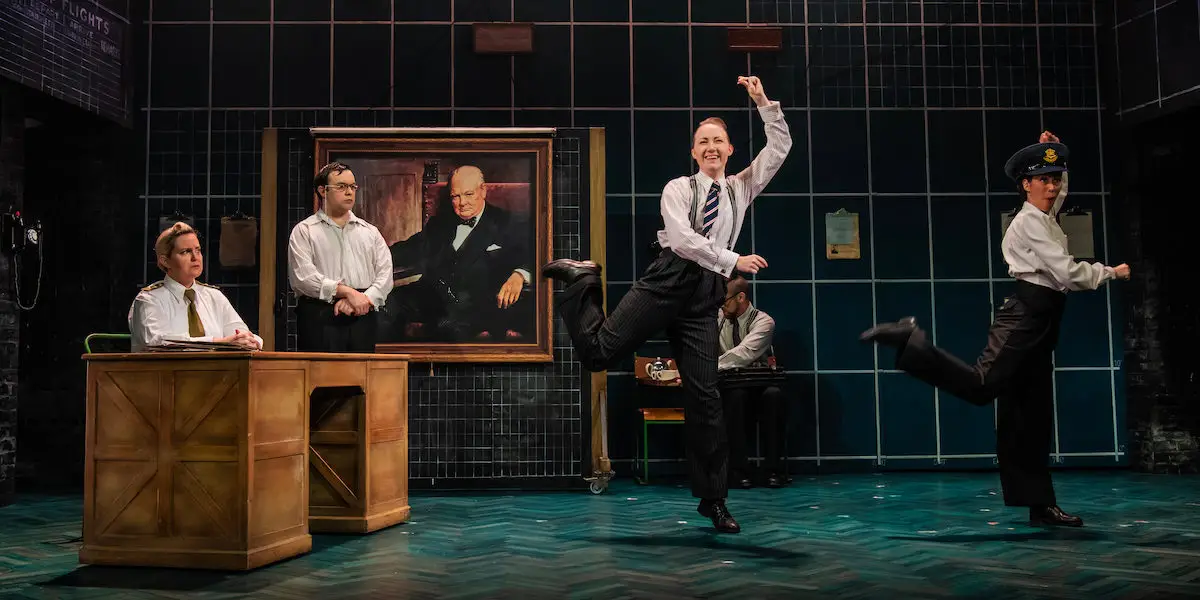 The cast of Operation Mincemeat at the Fortune Theatre