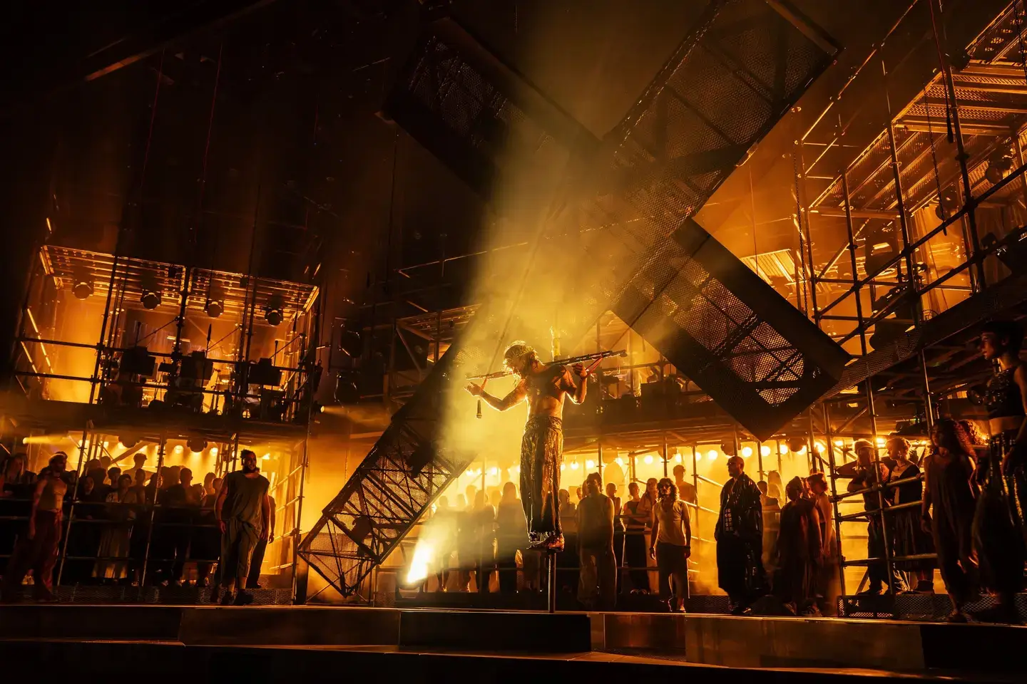 The company of Jesus Christ Superstar