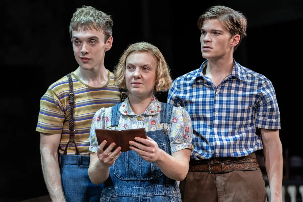 Dill, Scout and Jem in To Kill a Mockingbird at Wyndham's Theatre, London