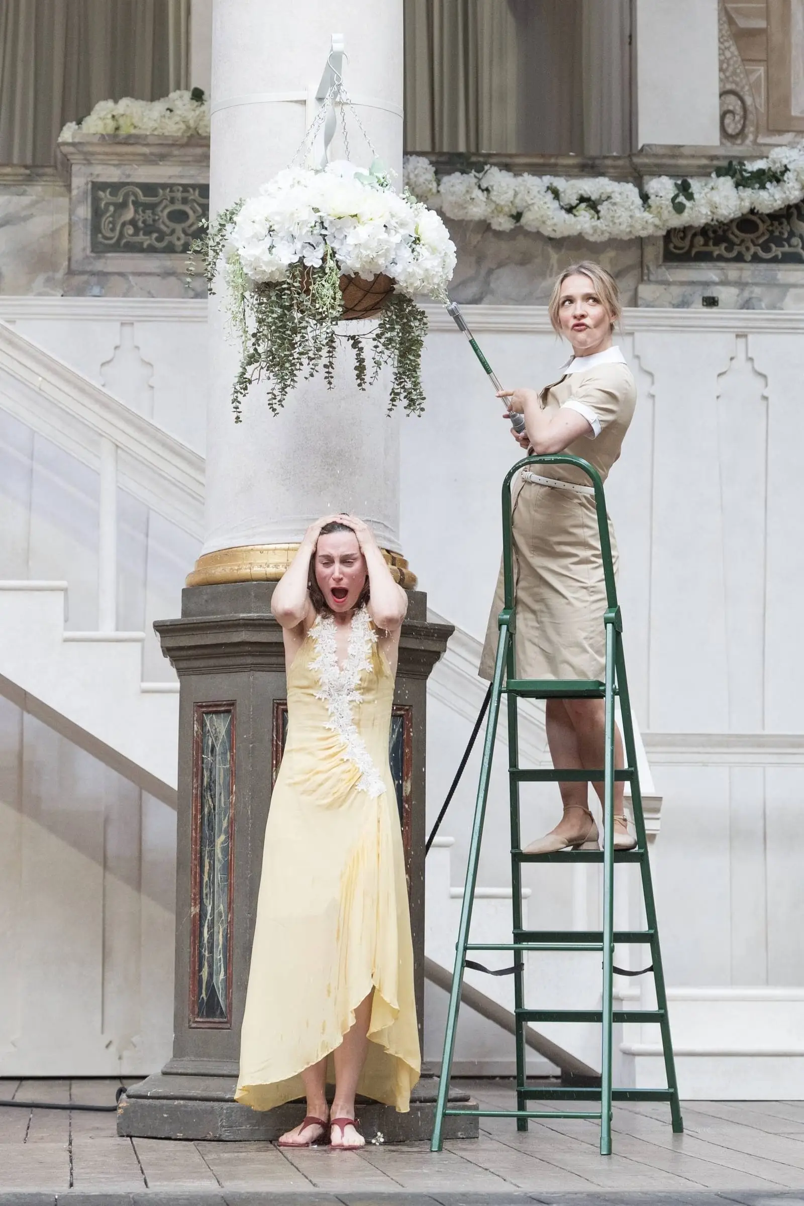 The company in performance at Shakespeare's Globe