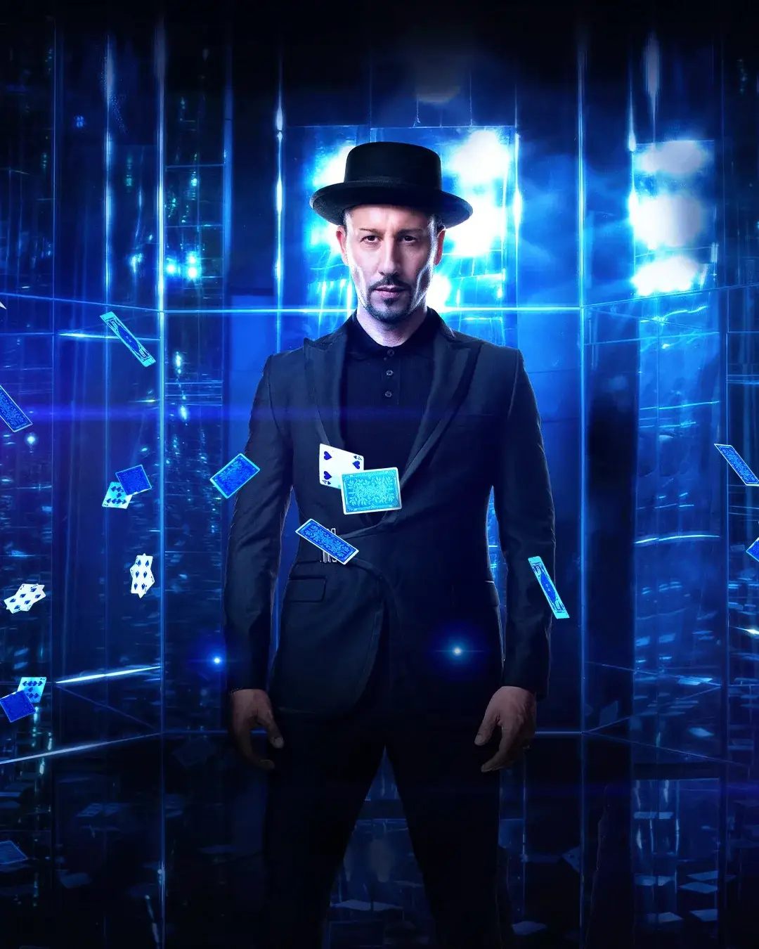 Andrew Basso, one of The Horsemen in Now You See Me Live at the London Coliseum