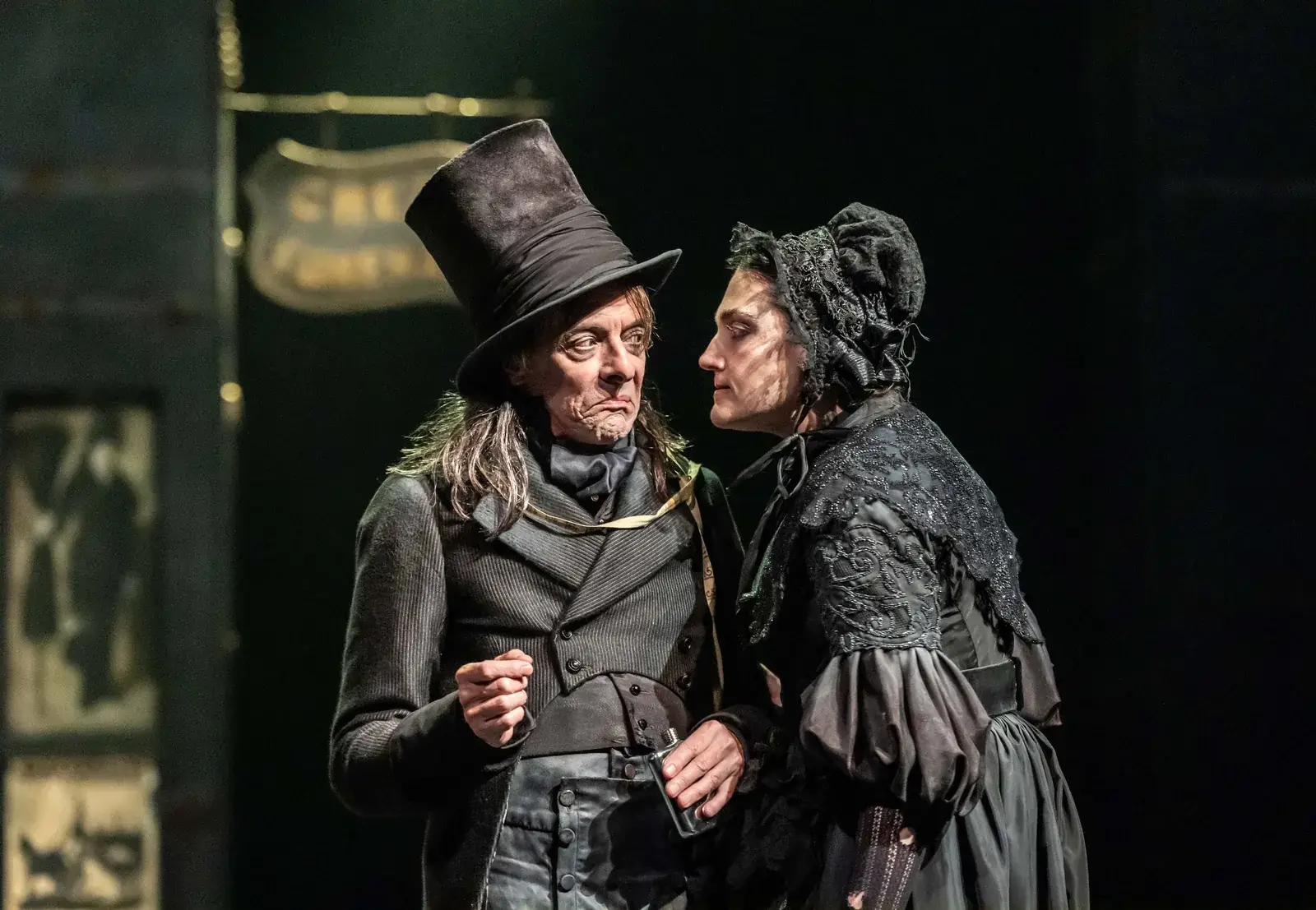 Mr Bumble and Widow Corney