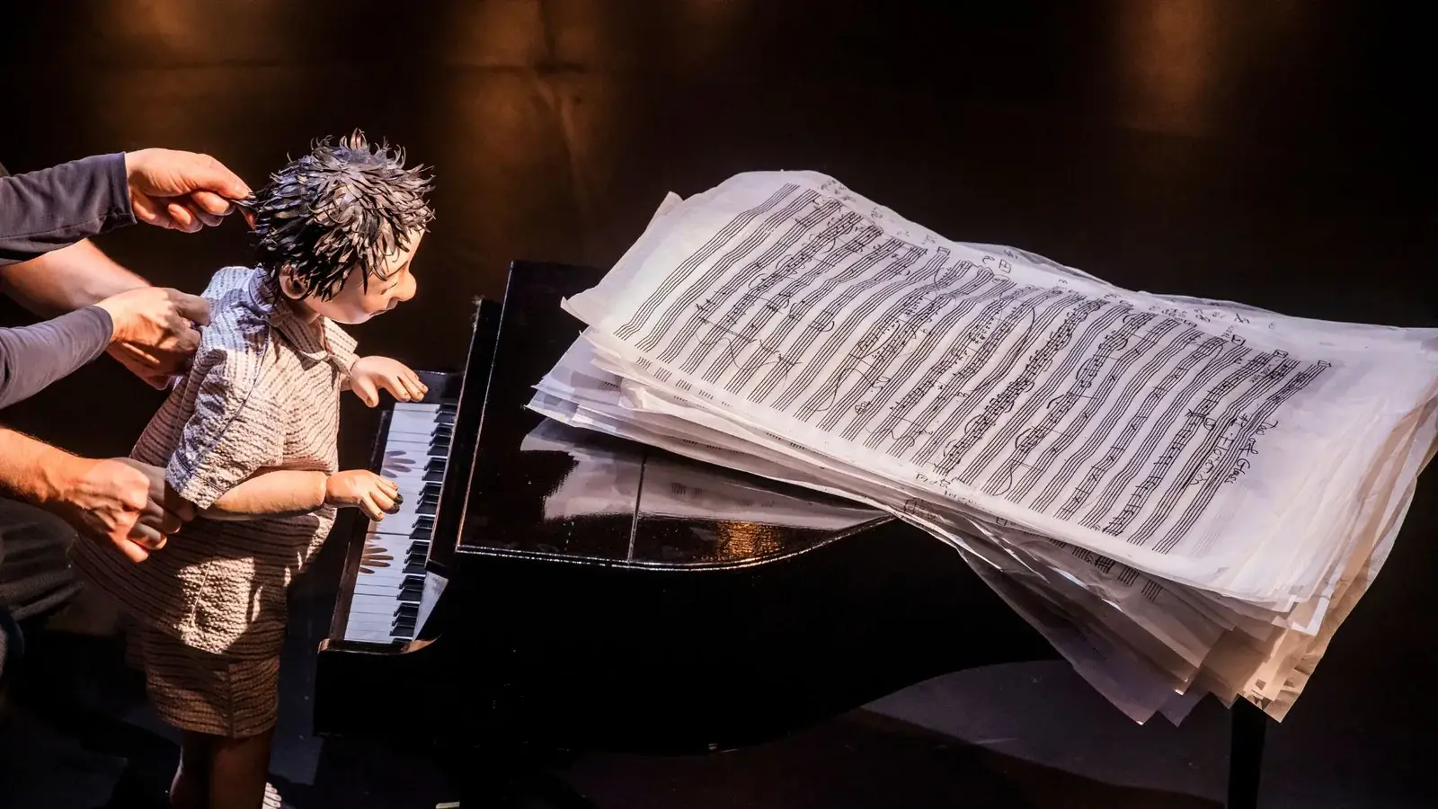 Puppetry and a mountain of music
