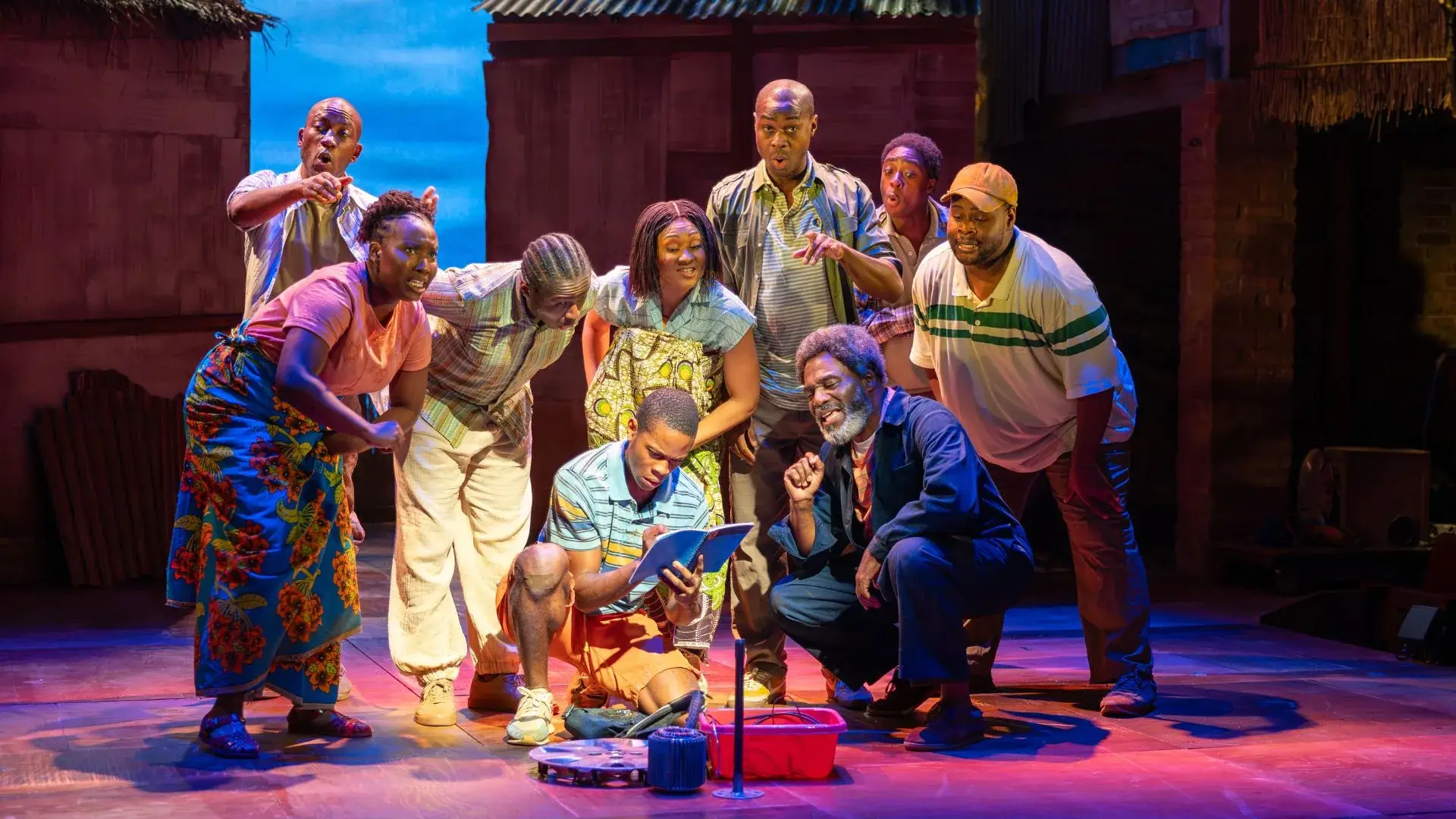 The company of The Boy Who Harnessed the Wind at @sohoplace - photography by Tyler Fayose
