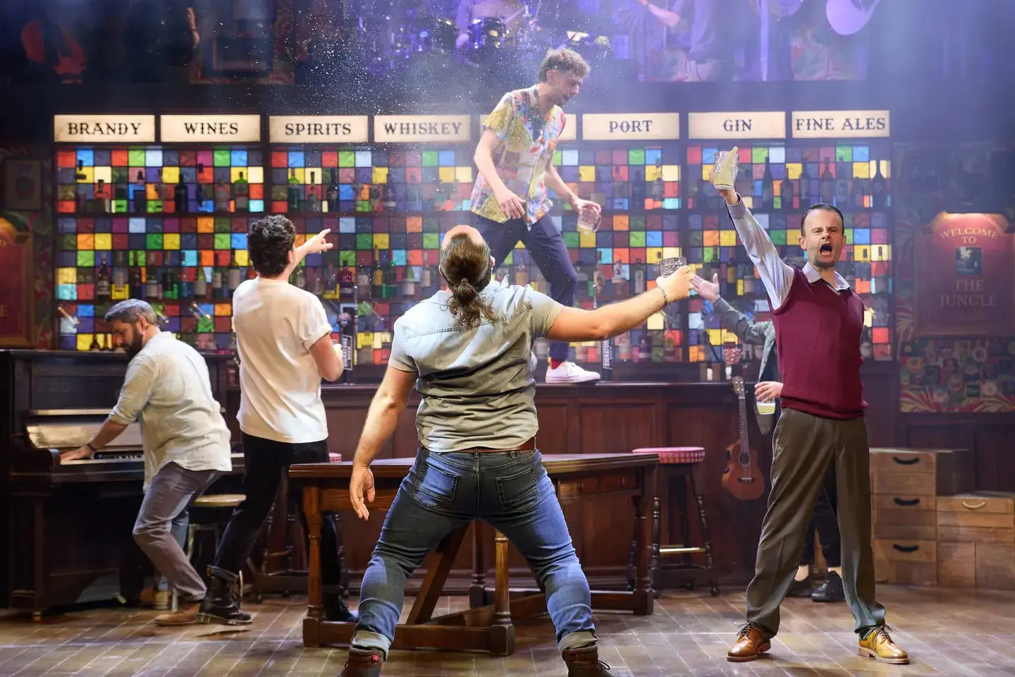 A rowdy toast in the pub