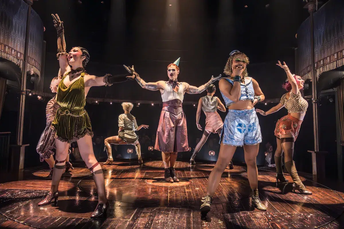 The Kit Kat Club set design for Cabaret