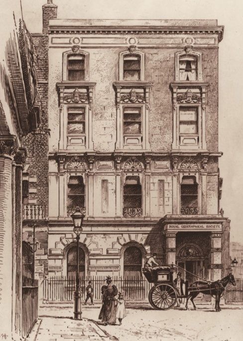 Old photo of Savile Row