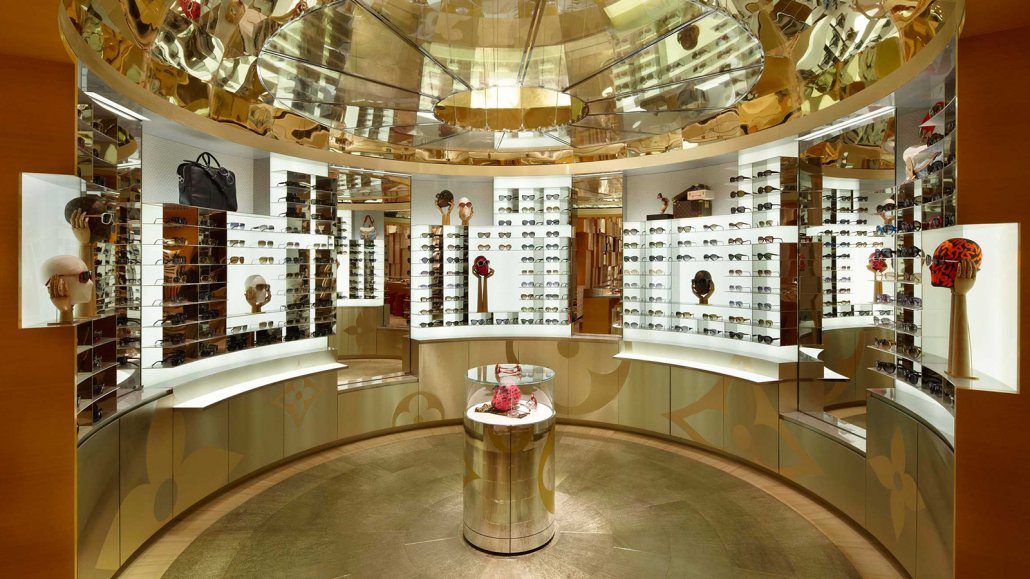 Visiting Louis Vuitton's flagship store in London on Bond Street